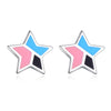 2020 925 Sterling Silver Stud Earrings Fashion New Star Earrings for Women Lucky Gift Jewelry Color Lacq Earring