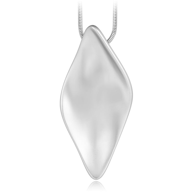 2020 Simple Gold Silver Color Chain Geometric Polished Long Metal Necklace Pendants for Women Punk Statement Jewelry