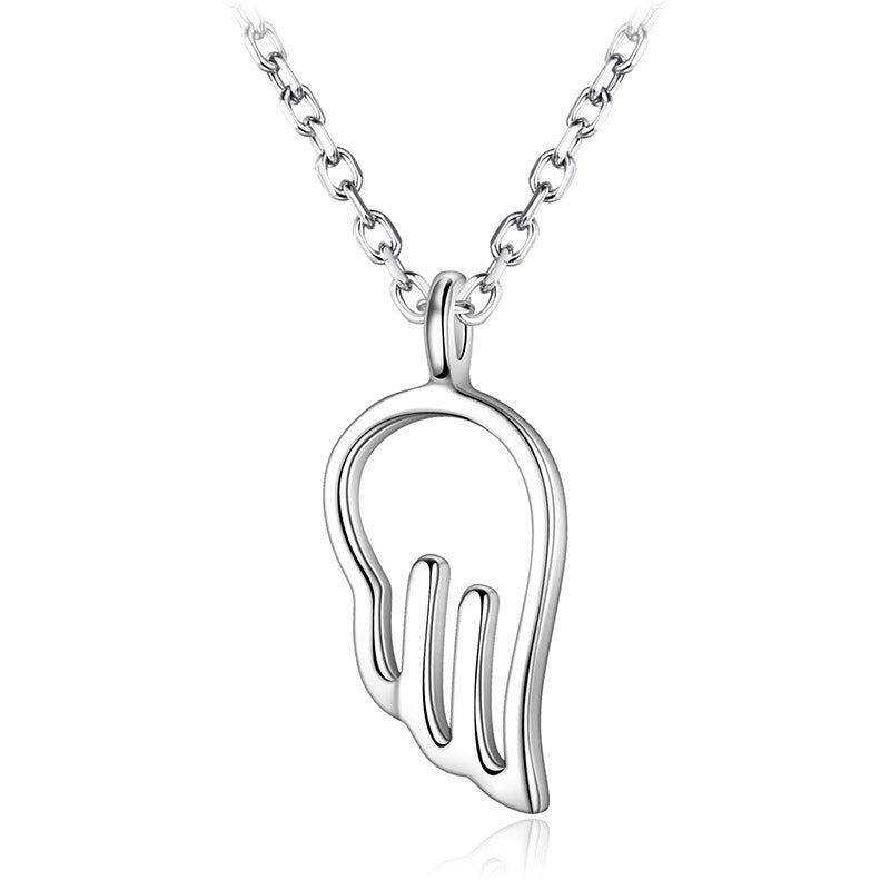 Fashion Cute Hollow Wings Necklaces & Pendants 925 Sterling Silver Jewelry For Women Party Gifts Bijoux Femme Collier
