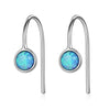 High Quality Sea Opal Drop Earrings Trendy Dangle Earrings Silver 925 Jewelry For Women Engagement Gift Brincos Bijoux