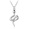 New Arrival Trendy Mysterious Snake Pendant Necklace 925 Sterling Silver Necklaces Jewelry for Women's Best Gifts