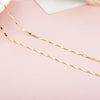New Trendy 925 Sterling Silver Single Jewelry Female Elegant Basic Silver Melon Chain for Women Necklace Accessries