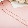 New Trendy 925 Sterling Silver Single Jewelry Female Elegant Basic Silver Melon Chain for Women Necklace Accessries