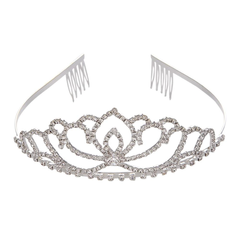 Shinning Princess Crown Bride Pageant Crowns Hair Comb Ornaments Jewelry Queen Diadem Wedding Bride King Headband