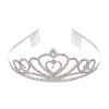 Shinning Princess Crown Bride Pageant Crowns Hair Comb Ornaments Jewelry Queen Diadem Wedding Bride King Headband