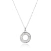 Shiny Paved Tiny CZ Circle Round Choker Necklaces Pendant Gold Silver Color Chain Trend Jewelry For Women 2022