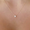 Shiny Zircon Invisible Transparent Thin Line Simple Choker Necklace Women Jewelry Collana Kolye Bijoux Collares Collier Femme