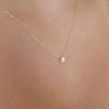 Shiny Zircon Invisible Transparent Thin Line Simple Choker Necklace Women Jewelry Collana Kolye Bijoux Collares Collier Femme
