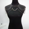 Shoulder Chain Necklaces&amp;Pendants beads Chains Punk Necklace 2022 Party  Shoulder Accessories
