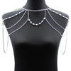 Shoulder Chain Necklaces&amp;Pendants beads Chains Punk Necklace 2022 Party  Shoulder Accessories