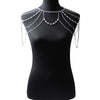 Shoulder Chain Necklaces&amp;Pendants beads Chains Punk Necklace 2022 Party  Shoulder Accessories