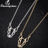 Shuangshuo Cute Animal Necklace Women Bull Terrier Dog Animal Pendant Necklaces & Pendants Small Animal Supplies Korean Style