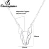 Shuangshuo Cute Animal Necklace Women Bull Terrier Dog Animal Pendant Necklaces & Pendants Small Animal Supplies Korean Style