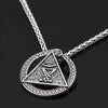 Sigil Of Lucife Satanic Sigil Of Baphomet Pagan Satan Male Necklace Witch Witchcraft Jewelry