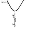 Silve Mermaid Necklace For Women Siren Charm Seaman Ocean Jewely Viking Slavic Pendant Necklace Dropship