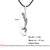 Silve Mermaid Necklace For Women Siren Charm Seaman Ocean Jewely Viking Slavic Pendant Necklace Dropship