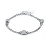 Silver Ball Bracelet 100% Guaranteed Real 925 Sterling Silver Bracelet YH4223