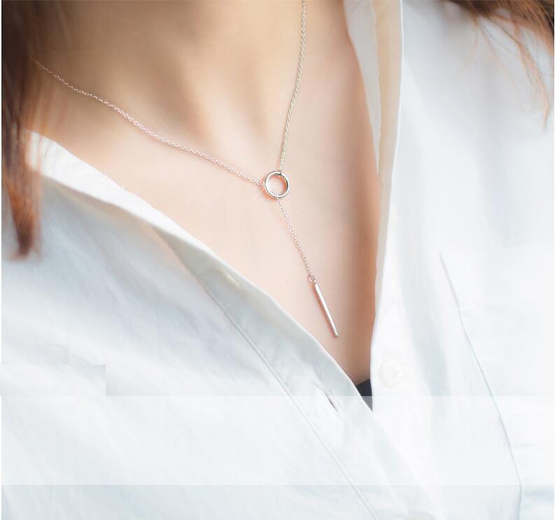 Silver Bar Pendants Necklaces 925 Sterling Silver Pendants Necklaces