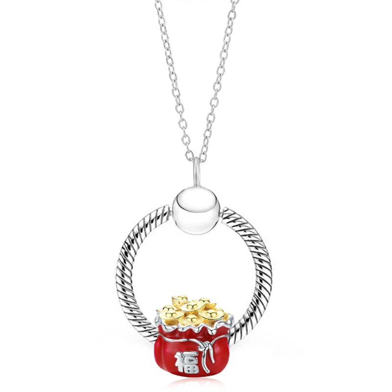 Silver Color 45cm Chain Necklace For Men Women Girls Crystal Pendant Necklaces Jewelry Gift Collares Para Mujer 2022 New