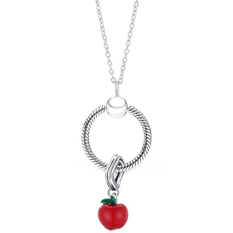 Silver Color 45cm Chain Necklace For Men Women Girls Crystal Pendant Necklaces Jewelry Gift Collares Para Mujer 2022 New