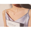 Silver Color Cube Cubic AAA  Zircon Necklace European Style Ball Shape Pendant Chain Necklace Jewelry For Women Girl