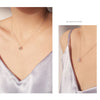 Silver Color Cube Cubic AAA  Zircon Necklace European Style Ball Shape Pendant Chain Necklace Jewelry For Women Girl