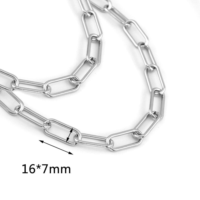 Silver Color /Golden Stainless Steel St Benedict Medal Bracelet For Women Men Metal San Benito Metal Lock Chain Bohemia Bracelet