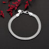 Silver Color Snake Chian Bangle Bracelet For Women  Designer Jewelry Accessories   Christmas GaaBou