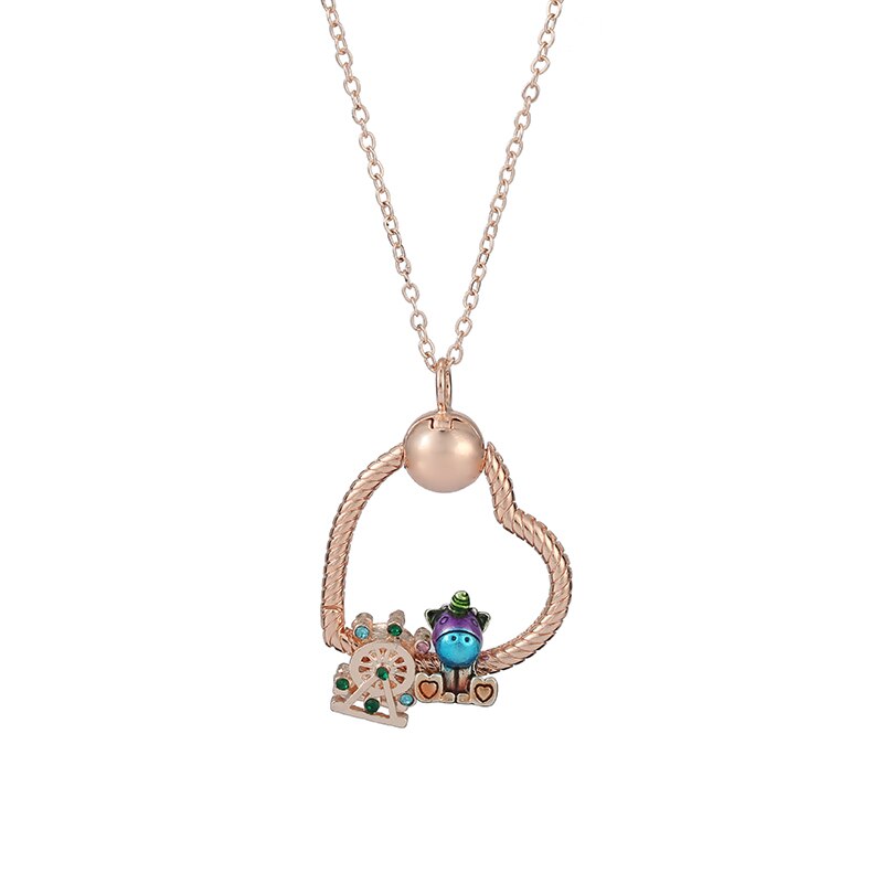 Silver Color Star Rainbow Necklaces Fit Original Charms Silver Plated Fine Necklaces For Women Men DIY Jewelry Gift