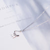 Silver Color Three Little Fish Pendant Originality Necklaces Lucky Fish Hook Necklace For Women Jewelry Girl Gift