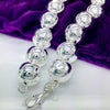 Silver Colour 10mm Beads Bracelets For Women Charm Aesthetic Jewelry Trend 2022   Christmas GaaBou