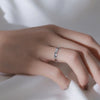 Silver Colour English MAKE A WISH Adjustable Rings For Women Engagement Designer Jewelry  Items GaaBou Jewellery