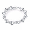 Silver Colour Heart LOVE Women Bracelets on Hand  Designer Jewelry Trend 2022  Jewellery  Christmas