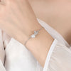 Silver Colour Leaf Pearl Charms Bracelets For Women  Designer Jewelry Trend 2022 Accessories  Christmas GaaBou