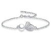 Silver Colour Leaf Pearl Charms Bracelets For Women  Designer Jewelry Trend 2022 Accessories  Christmas GaaBou
