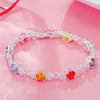 Silver Colour Round Crystal Female Bracelets For Women Jewelry 2022 Trend Accessories  Items Christmas