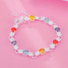 Silver Colour Round Crystal Female Bracelets For Women Jewelry 2022 Trend Accessories  Items Christmas