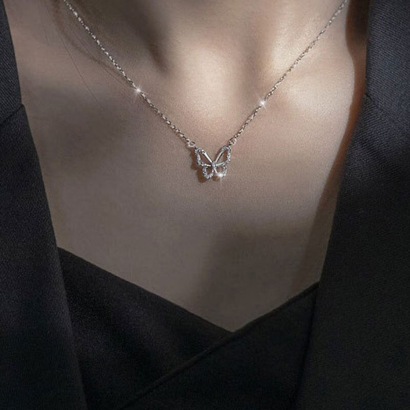 Pendant necklace - Silver-coloured - Ladies