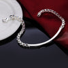 Silver Colour Square Women Bracelets on Hand  Jewelry Accessories  Items Dropship Suppliers Christmas GaaBou