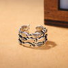 Silver Colour Three Layers Fish Adjustable Rings For Women Engagement Jewelry  Items GaaBou Jewellery