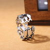 Silver Colour Three Layers Fish Adjustable Rings For Women Engagement Jewelry  Items GaaBou Jewellery