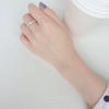 Silver Colour Twist Wave Couple Ring Men Woman Rings  Designer Engagement Jewelry 2022 Trend  GaaBou