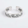 Silver Colour Vintage Rome Number Rings For Women  Quality Female Jewelry Chrismas  Items GaaBou Jewellery