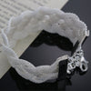 Silver Colour Weave Women Bracelet Designer Jewelry Gift Female 2022 Trend  Punk Accessories Christmas GaaBou Jewellery