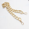 Silver Gold 30cm Metal Purse Chain Strap handbag Handles DIY Purse replacement For Shoulder Bag Straps Bag Chain Strap