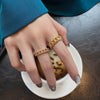 Silver Gold Colour Aestethic Female Finger Rings  Items For Business Summer Women Jewelry Offers With