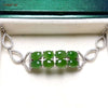Silver Inlaid With Russian Jasper Bracelets Certified Natural Hetian Jasper Lucky Jade Bracelets High Quality Birthd Gifts