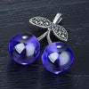 Silver Necklace Garnet Round Beads Natural Stone Fashion Necklace For Women 2020 Statement Choker Charms 20x24mm