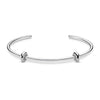 Silver Plated Basic Bracelet & Bangles (Not Include Stopper Beads) Fit Charms, Fashion Bangle Jewelry Bijoux Best Gift For Women
