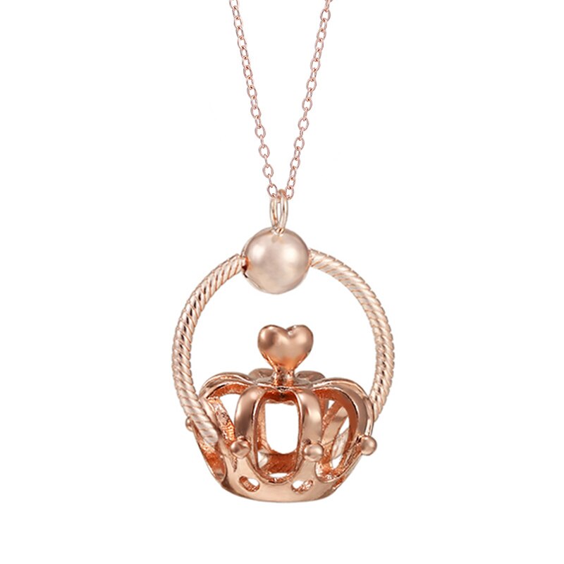 Silver Plated Necklace For Men Women Vintage Heart Crown Star Pendant Necklaces Chain Jewelry Gift Collares Para Mujer